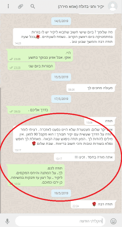 מכתב של 2 מירה  בדולח (2018) אמא של יקיר